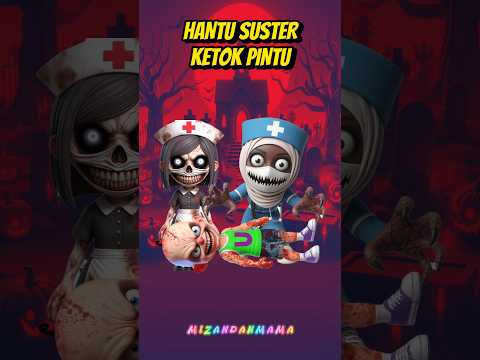 Upin dirumah sendirian dibawa suster hantu seram #upinipin #animasi