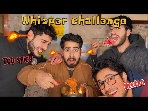 Whisper Challenge Ka Bhi BAAP! 🤣 Guess What We're Saying? 😜🔥