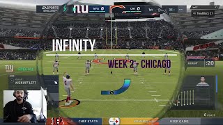 Infinity Online Franchise - Week 2 Giants (1-0) @ Bears (1-0) Is Evan Engram UNSTOPPABLE