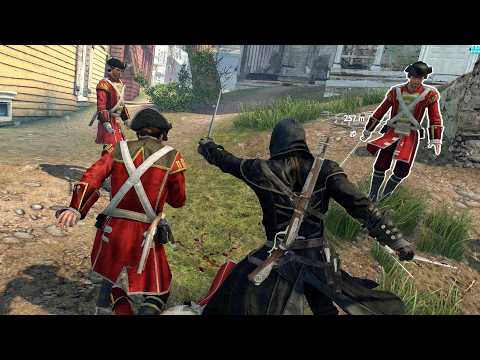 Assassin's Creed Rogue Rope Dard & Bastard Sword Advanced Combat & Finishing Moves