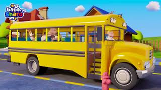 The Wheels on The Bus Song (Animal Version) | Nursery Rhymes & Kids Songs
