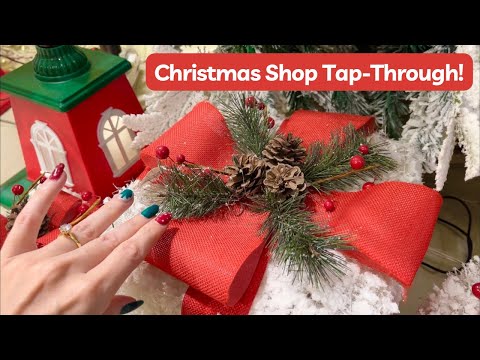 Public ASMR 🎄Christmas Store Tapping & Scratching! * No Talking * ASMRVilla