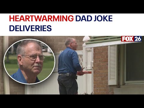 Wisconsin man shares heartwarming dad jokes while delivering food