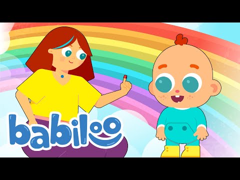 🌈🎶 Let's #sing and #learn the colors of the rainbow! |  Babiloo Nursery Rhymes & Kids Songs 🎶