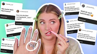 Ich hätte fast NEIN gesagt?! 🫢💍 Ich beantworte eure Fragen zu meiner HOCHZEIT 👰🏼 Q&A
