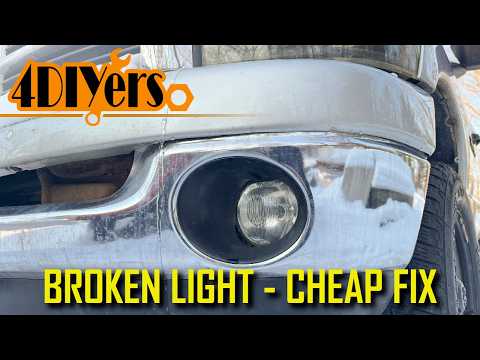 How to Fix a Broken Fog Light Plastic Bracket