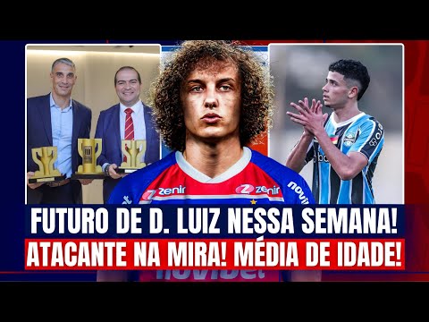 🚨 FUTURO DE DAVID LUIZ SERÁ DEFINIDO NESSA SEMANA! VEM PRO LAION? ATACANTE NA MIRA! MÉDIA DE IDADE!