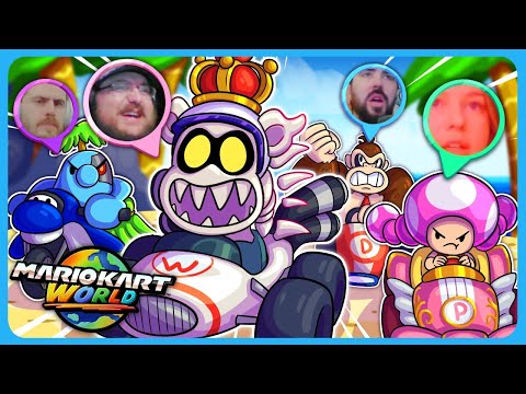 Mario Kart World Webcam RAGE Moments