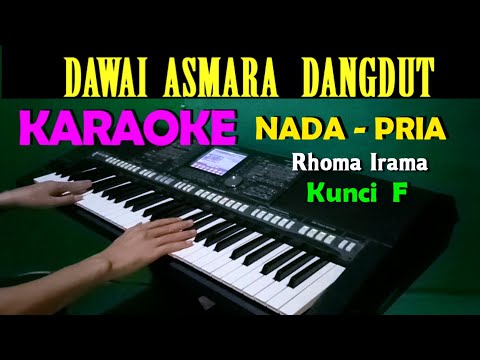 DAWAI ASMARA - Rhoma Rhoma | KARAOKE Nada Pria, HD