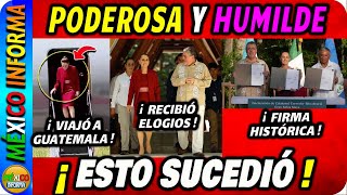 PODEROSA Y HUMILDE. SHEINBAUM LO DEMUESTRA. MIRA LO QUE SUCEDIÓ EN GUATEMALA Y CALAKMUL.
