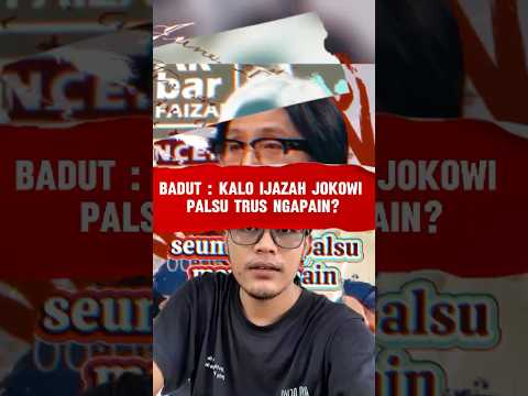 Kalo Ijazah Jokowi Palsu trus mau ngapain #dialektika #dialectique #jokowi #nasdem #prabowo