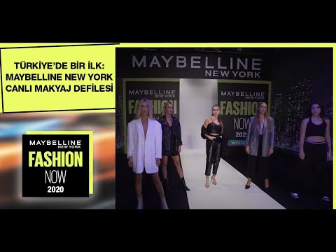 TÜRKİYE'DE BİR İLK: Maybelline New York Canlı Makyaj Defilesi