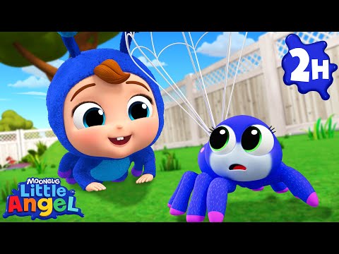 Spider Trouble! Itsy Bitsy Spider Dress Up | Little Angel Kids Songs & Nursery Rhymes