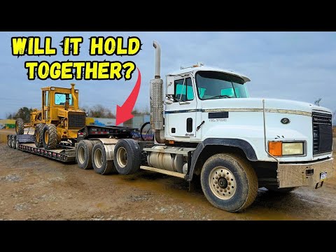 AUCTION Lowboy Trailer Bought Sight Unseen! (Dimond or Dud??)