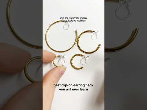 The best clip-on earring hack: Don’t get painful clip-ons when our pain-free comfy ones exist!
