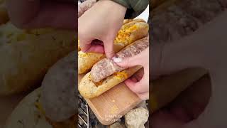 🌭 Smart Girl Cooks a Giant Hot Dog in the Lap of Nature! 🌲🔥