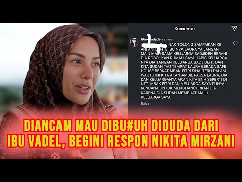 Jawaban Nikita Mirzani Terkait Ancaman Diduga Dari Akun IG Ibu Vadel Badjideh, Sebut Gak Takut!