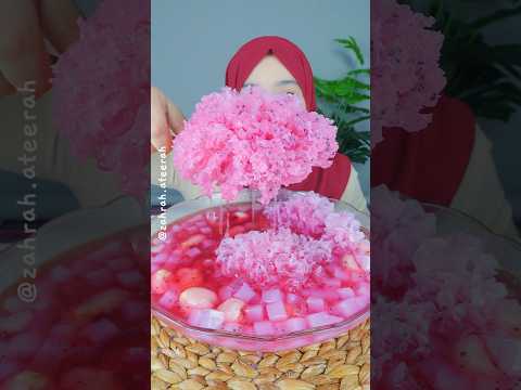 jamur salju dibikin jadi es 💕