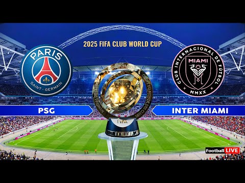 PSG vs Inter Miami - FIFA Club World Cup 2025 | Full Match All Goals | eFootball PES Gameplay