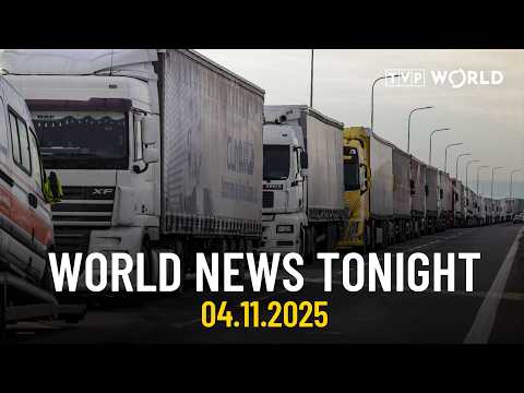 YouTube video thumbnail: Thousands of EU Trucks Stranded as Belarus Imposes Entry ban