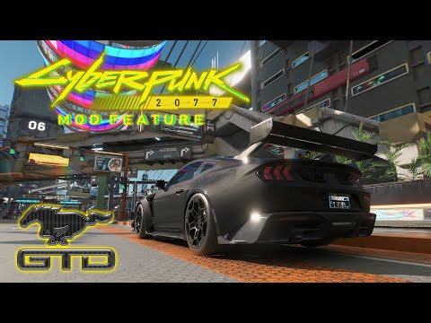 Cyberpunk 2077 Mod Showcase: Ford Mustang GTD