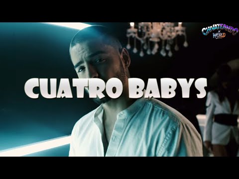 Maluma, Trap Capos, Noriel, Bryant Myers, Juhn - Cuatro Babys (Lyrics)