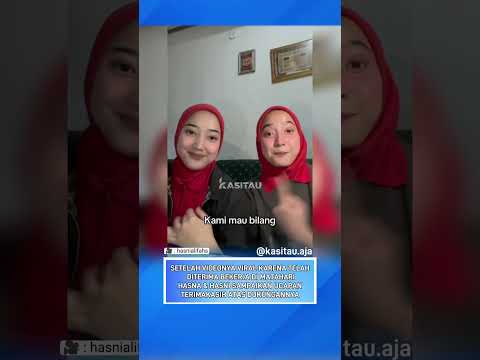 Hasna dan Hasni, difabel yang diterima kerja di Matahari ucapkan terimakasih setelah videonya viral!