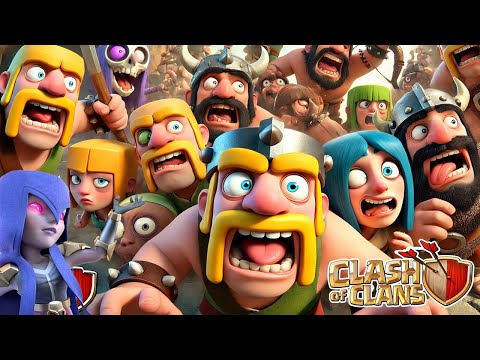 Elixir Mayhem on Village Clash at Midnight! Fantastic Clash of Clans Movie Trailer