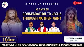 (LIVE) Day 11 of Consecration to Jesus Through Mother Mary  ( 16 August 2025) Divine UK