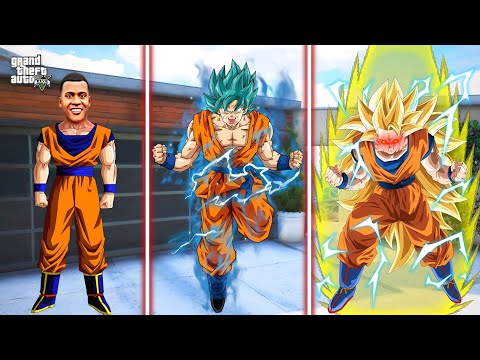 Franklin Upgrading $1 Goku To $1,000,000,000 God Goku In GTA 5!