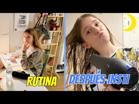 MI RUTINA DE NOCHE DESPUÉS DEL INSTITUTO DANIELA GO