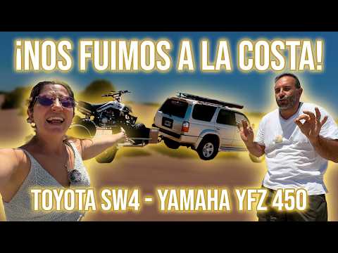 PONIENDO A PRUEBA: Medanos, SW4 4x4 y cuatriciclo YFZ 450 - costa argentina 2025