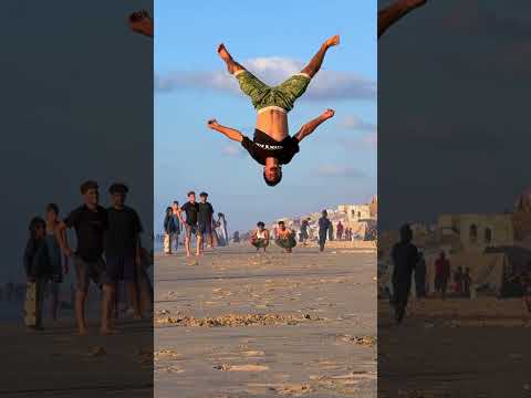 منيح ما نزلت على البنت😂💔🇵🇸 #فلسطين #parkour #غزة_تواجه_الإبادة #palstine #flip
