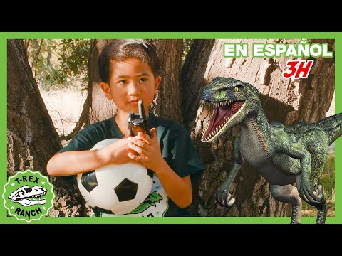 ¿Jugando futbol con dinosaurios?🦖⚽| Videos de dinosaurios y juguetes para niños