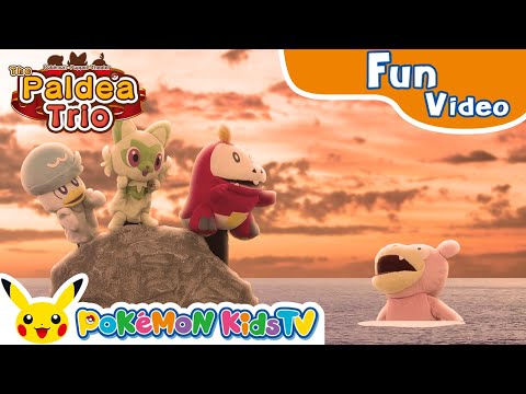 Pokémon Puppet Theater - The Paldea Trio "The Napping Trio" | Pokémon Fun Video | Pokémon Kids TV​