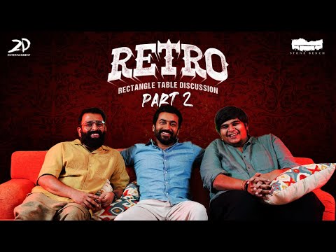 #Retro Rectangle Table Discussion Suriya × Karthik Subbaraj × Santhosh Narayanan | Part 2