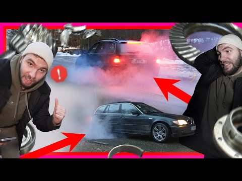 Primul BURNOUT cu BMW-ul E46 s-a LĂSAT cu PROBLEME...