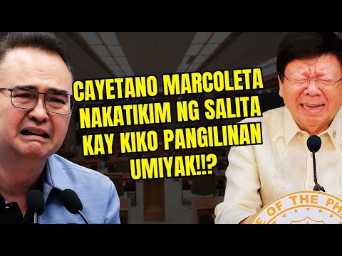 HALA KA⁉️KIKO PINAHIYA SI MARCOLETA AT CAYETANO⁉️