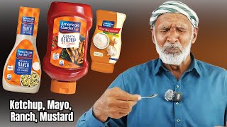 Tribal People Try American Condiments Alone