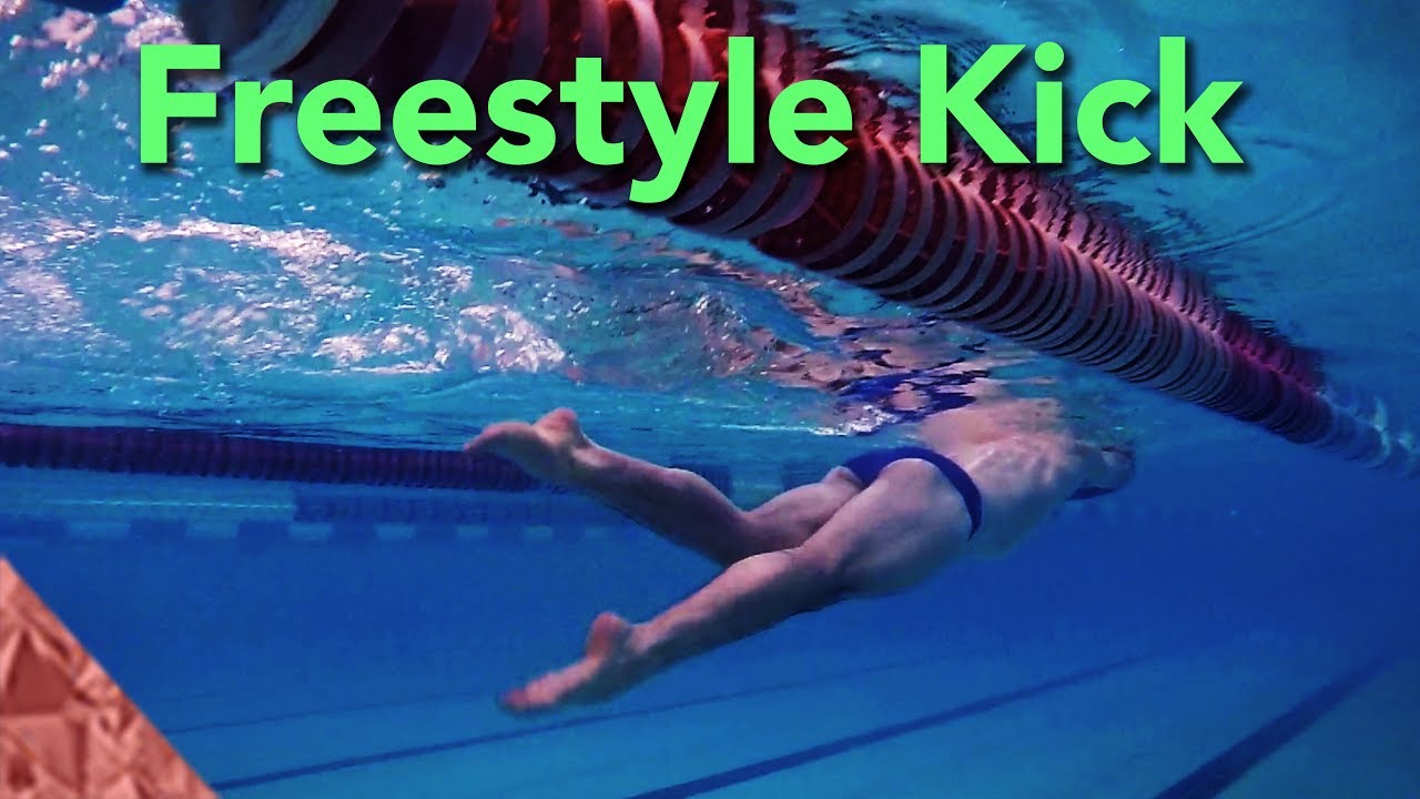 Freestyle kick technique. Swimming front crawl. Improve your position - Skills N' Talents