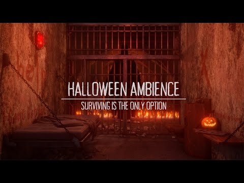 Trapped in Abandoned Prison Cell: Survive the Night or Face the Unknown | Halloween Horror Ambience🎃