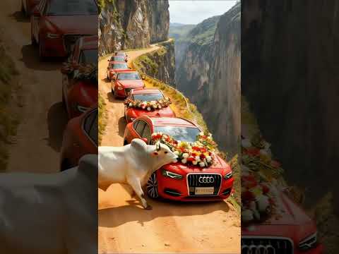 You Won't Believe What Stopped This Wedding Car! #baffalo #spirituality #buffalocheck#cow