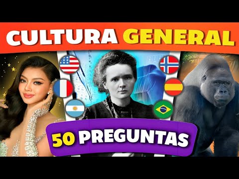 50 preguntas de CULTURA GENERAL 🌎🧠❓