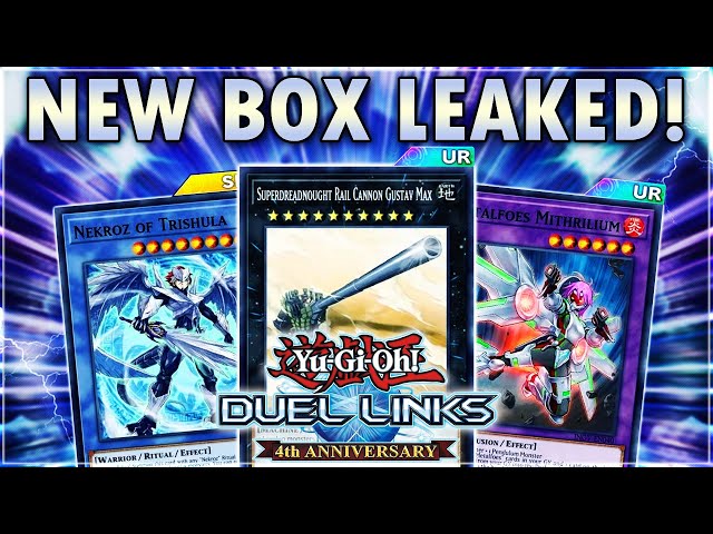 NEW BOX LEAKED! Maximum Gustav! Trains, Metalfoes, Nekroz & More New Cards! | Yu-Gi-Oh! Duel Links