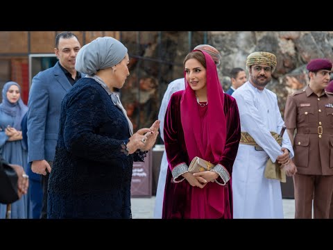 زيارة ‎السّيدةُ الجليلة والسّيدة إنتصار السيسي إلى قلعة الميراني بمحافظة ‎مسقط 🇴🇲🇪🇬