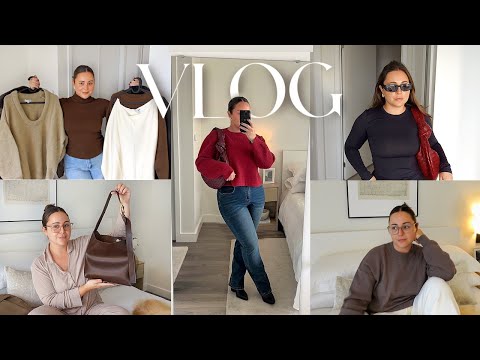 VLOG - FashionNova Fall Haul, SHEIN Unboxing Haul, Outfit Ideas, Fall Recipes/Decor & Friendships