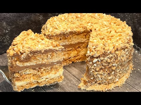«КРЕПКИЙ ОРЕШЕК»! Невероятно вкусный торт для всех, кто любит «КИЕВСКИЙ» - любовь с первого кусочка!