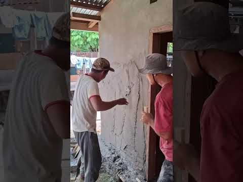 İp kullanarak sıva düzeltmek | İnşaatın İçinden 🚧 🔨 #satisfying #construction #interiordesign