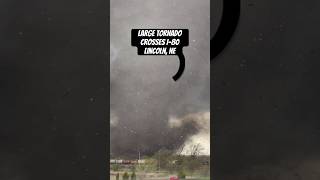 Violent #Tornado Strikes Lincoln, NE Crossing Major Highway