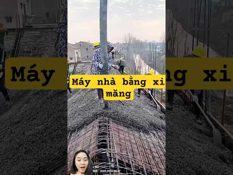 Máy nhà bằng xi măng